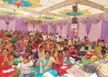 मुक्ताईनगर येथे सुरू आहे दत्त जयंती निमित्त श्री गुरुचरित्र पारायण व अखंड नाम जप यज्ञ