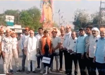 धर्मांध दहशतीचा निषेध; मुक्ताईनगरात सकल हिंदू समाजाचे आक्रमक आंदोलन